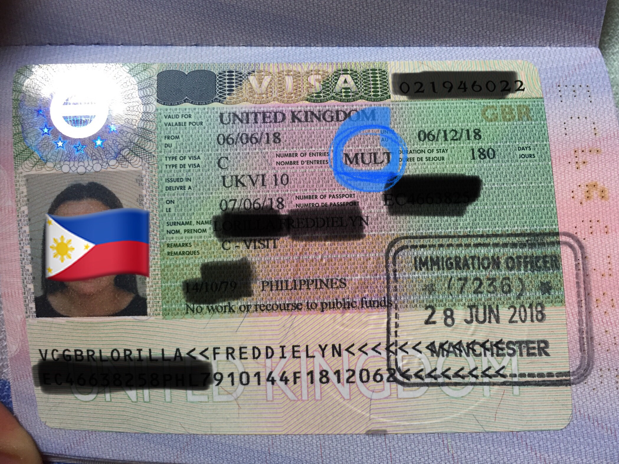 Entry visa